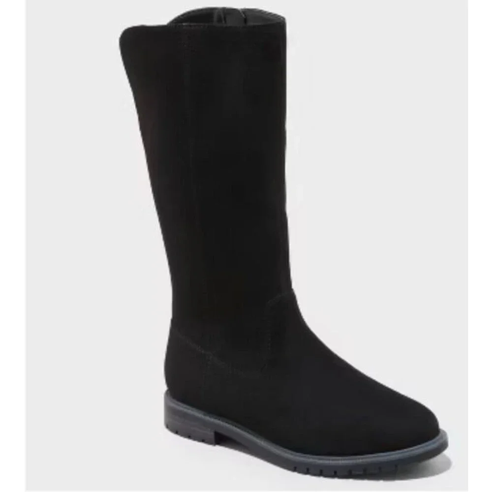 Kids' Meranda Tall Boots - Cat & Jack Black 4 | NWT